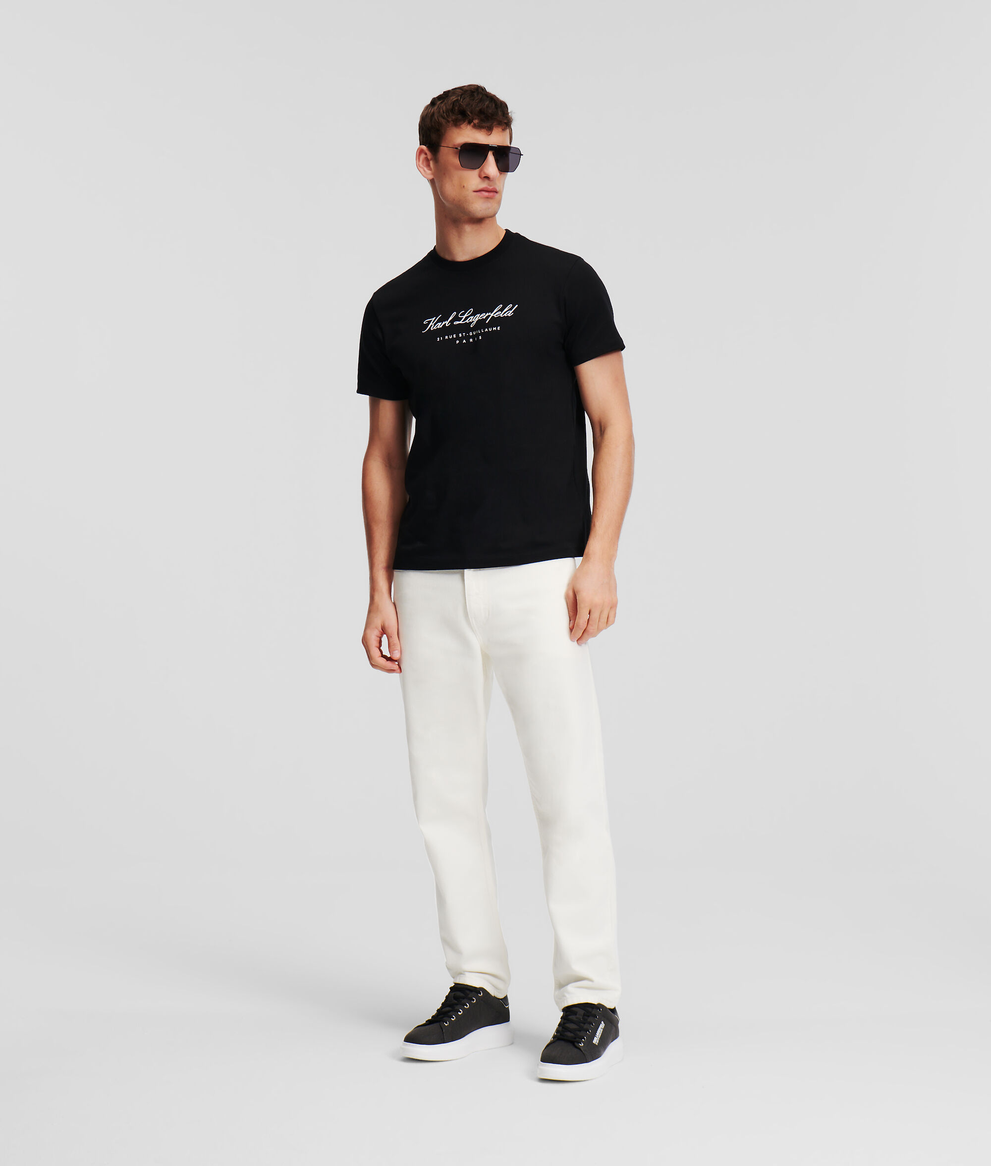 (image for) Ingenious Karl Logo Tapered Jeans